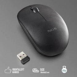 NGS NGS - SOURIS SANS FIL AVEC BOUTONS SILENCIEUX - FOG PRO BLACK