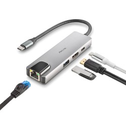 NGS NGS - WONDER DOCK SUPRA - HUB (en Aluminium) MULTIPORT USB-C 4 EN 1