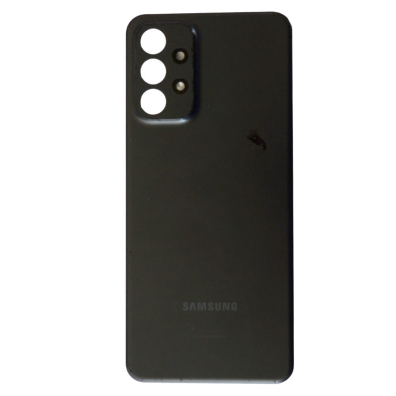 Samsung Vitre Arrière Samsung Galaxy A23 5G A236 Sans Contour Lentille Noir (Original Démonté) - Grade A