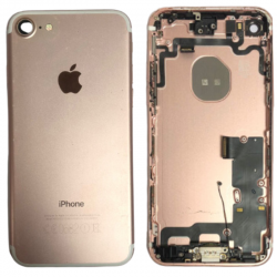 Apple Châssis Vide iPhone 7 Rose - Connecteur de Charge Sans Batterie (Origine Demonté) Grade AB