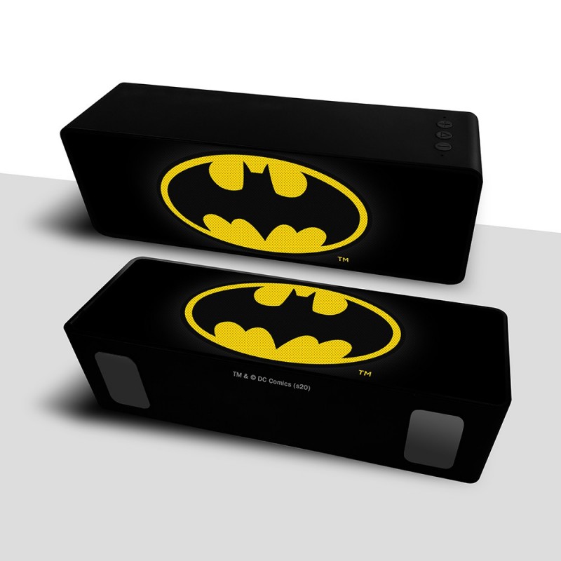 Enceinte STEREO portable BLUETOOTH 10W 2.1 BATMAN 001 DC NOIR