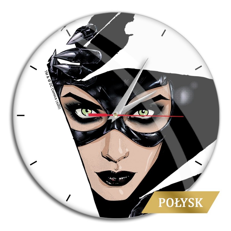 Horloge murale brillante Catwoman 001 DC multicolore