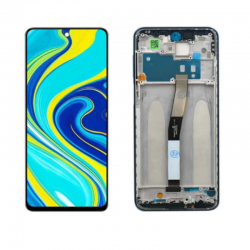 Xiaomi Ecran Xiaomi Redmi Note 9 Pro / 9S / 9 Pro Max / 10 Lite // Poco M2 Pro (2020) Blanc + Châssis (Original Pack)