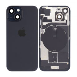 Apple Chassis Arrière iPhone 15 sans Vitre Arrière avec Batterie Noir E-SIM (Origine Demonté) Grade A