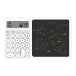 Calculatrice LCD Tablette d'écriture pour enfants - Blanc