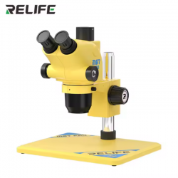 Microscope Trinoculaire avec Interface 0,5 CTV RELIFE RL-M6T Pro-B11 - Jaune