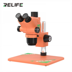 Microscope Trinoculaire avec Interface 0,5 CTV RELIFE RL-M6T Pro-B11 - Orange