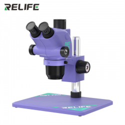 Microscope Trinoculaire avec Interface 0,5 CTV RELIFE RL-M6T Pro-B11 - Violet