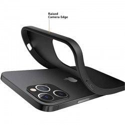 Apple Coque silicone noir mat pour iPhone 14 Pro Max – Avec protection lentille intégrée