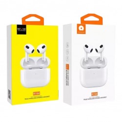 Wuw ECOUTEURS BLUETOOTH PRO embouts silicones TWS BLANC R194