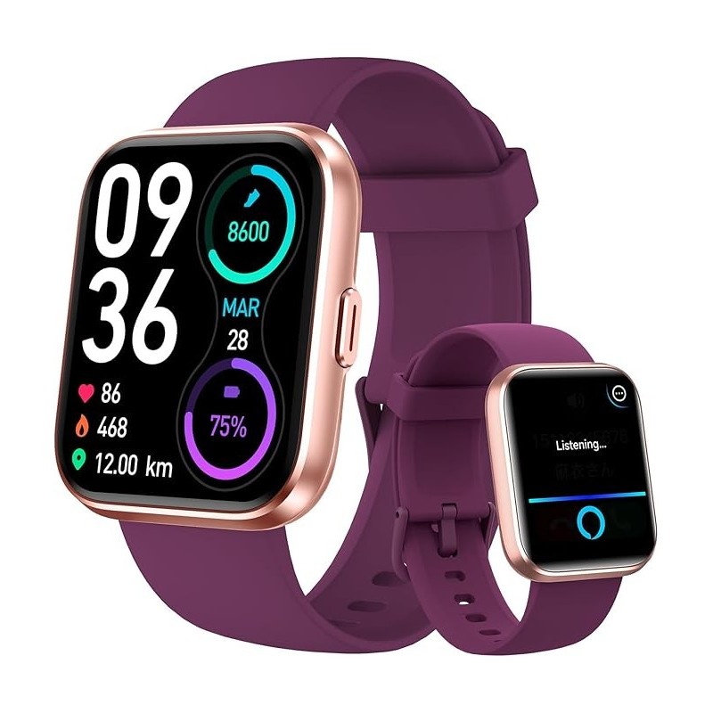 Letscom Smart Watch ID205G - VIOLET / DOREE