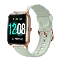 Letscom Montre connectée SmartWatch ID205G - VERT CLAIR / OR