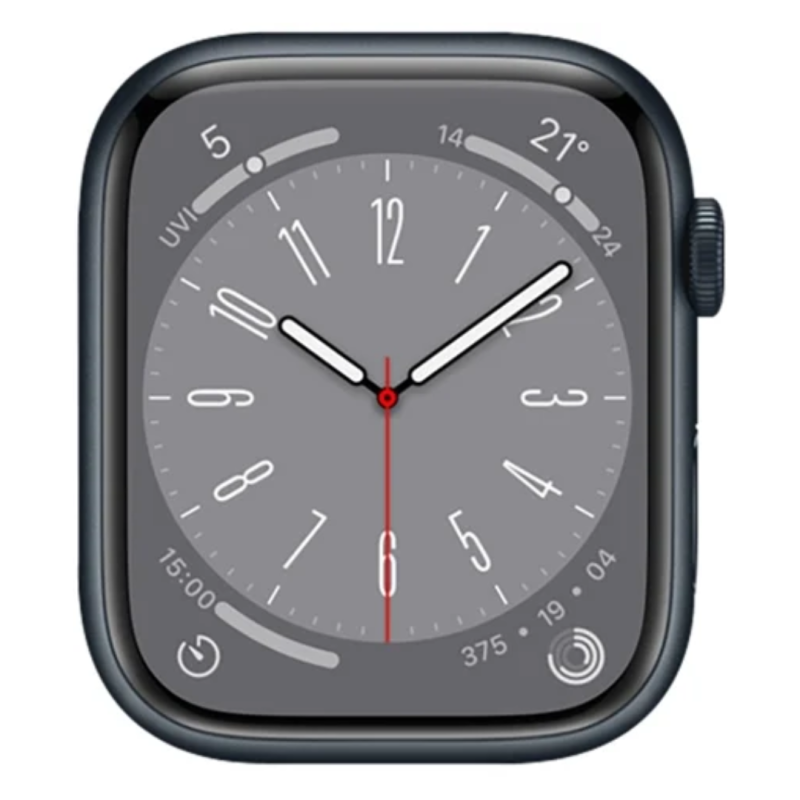 Apple Apple Watch Series 8 GPS 41mm Midnight Aluminium (Sans Bracelet et Accessoires) - Grade AB