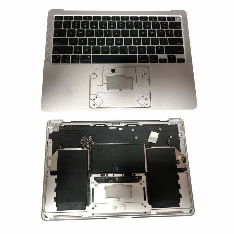 Apple Châssis Complet Apple MacBook Air 13 ″ Argent A2179 - Châssis + Batterie + Clavier QWERTY - Grade B