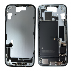 Apple Chassis Arrière iPhone 15 Plus Bleu sans Vitre Arrière avec Batterie (Origine Demonté) Grade B