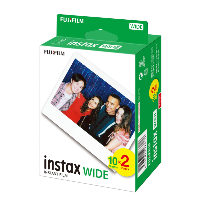 Pack de 2x10 Films Instax Wide