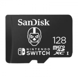 Nintendo Carte Mémoire Switch Micro SDXC SanDisk 128 Go Fortnite Skull Trooper