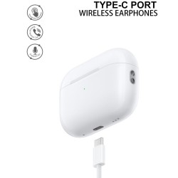Wuw ECOUTEURS BLUETOOTH à reduction de bruit, 4/5h autonomie, chargement usb-c BLANC R199