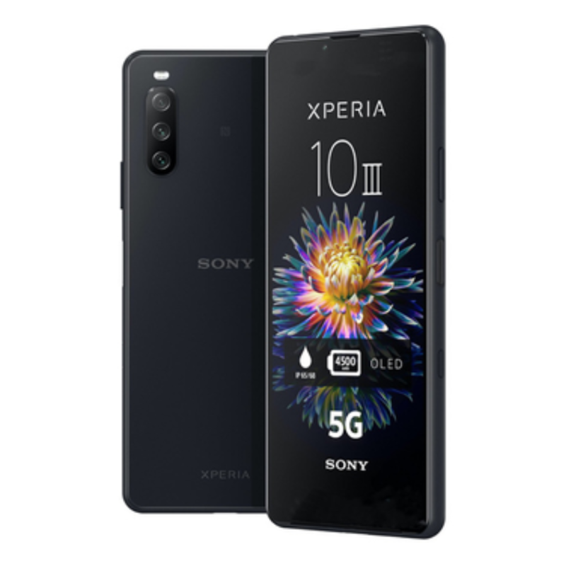 Sony Vitre arrière Sony Xperia 10 II Noir(Original Démonté) - Grade A