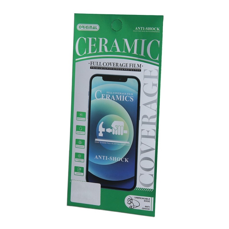 Apple IPHONE 15 PRO - FILM CERAMIC 9D SOUPLE TRANSPARENT