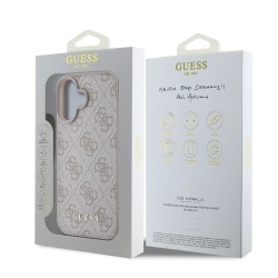 Guess GUESS IPhone 16 PRO - Coque CHARM 4G TON SUR TON - ROSE
