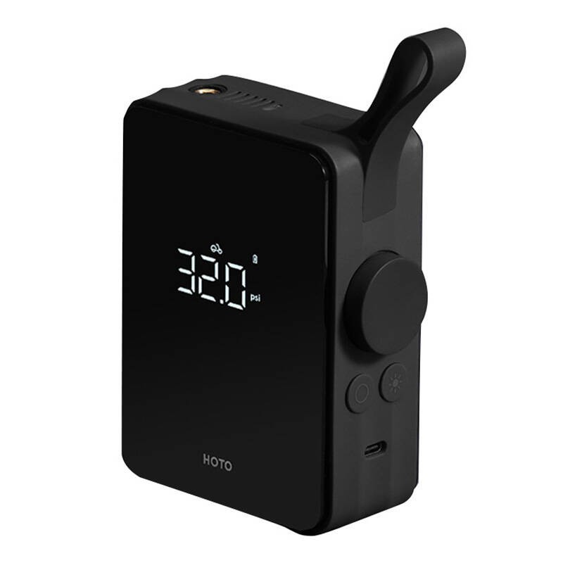 HOTO HOTO - Gonfleur de Pneu Electrique 2500mAh - Noir QWCQB001 HOTO HOTO - Gonfleur de Pneu Electrique 2500mAh - Noir QWCQB001