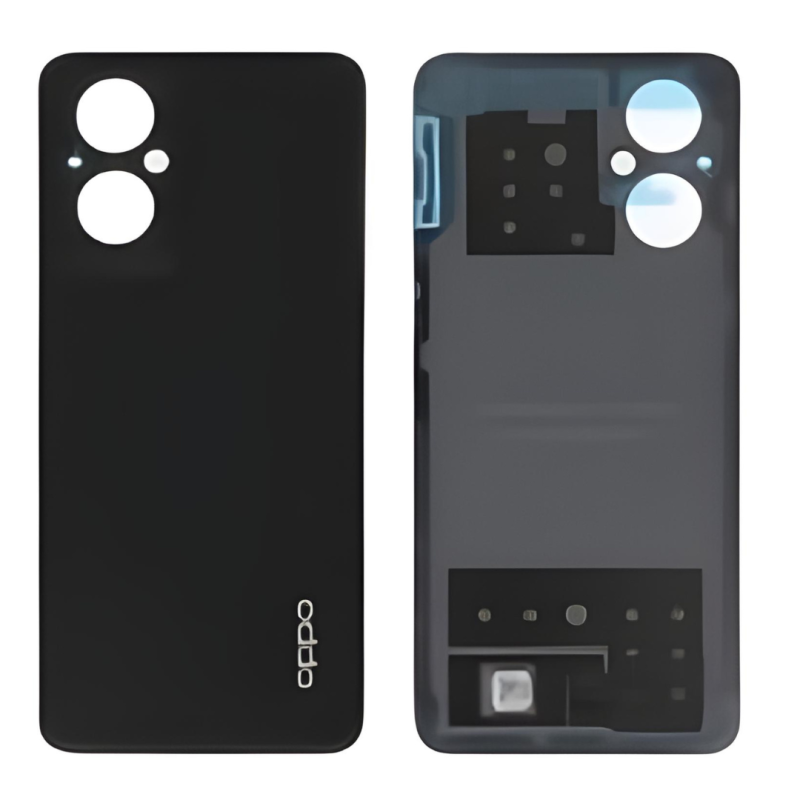 OPPO Vitre Arrière Oppo Reno 7 5G Noir errant (Original Démonté) - Grade AB