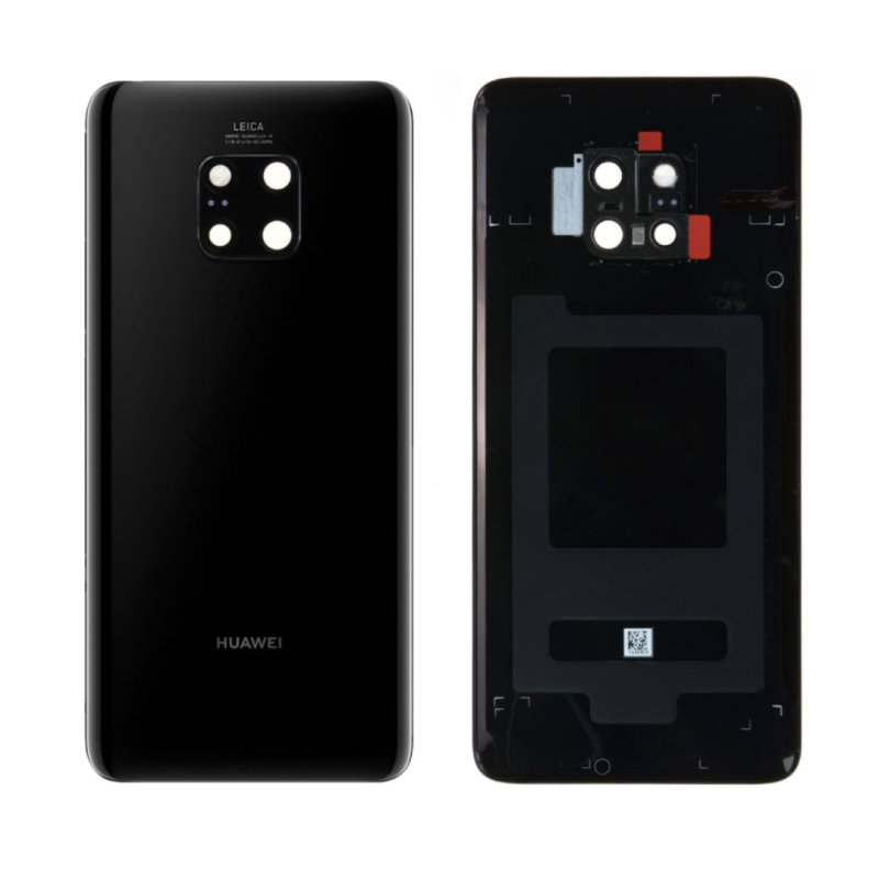 HUAWEI Vitre arrière Huawei Mate 20 Pro Noir (Original Démonté) - Grade AB