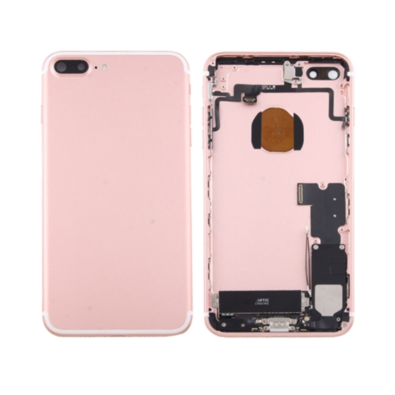 Apple Châssis Complet iPhone 7 Plus Rose- Connecteur de Charge + Batterie (Origine Demonté) Grade B