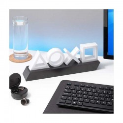 Sony Paladone PlayStation 5 Lampe USB décorative à LED (Avec Mode Réaction à la Musique, Lumière Bleue)