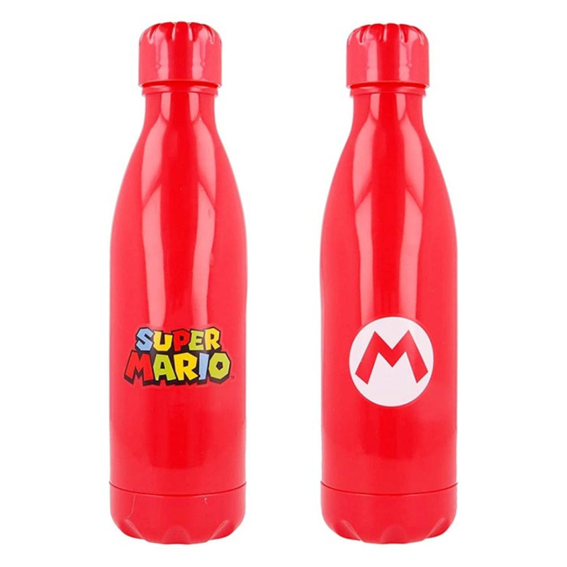 Nintendo Bouteille en Plastique Nintendo Super Mario 660 ML - Rouge