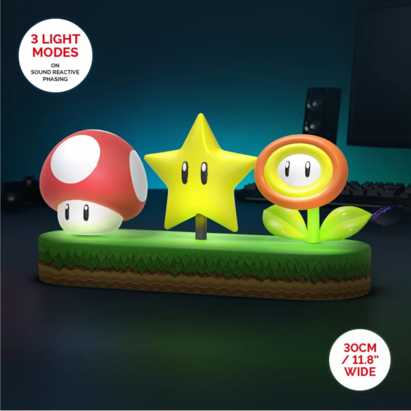 Nintendo Lampe USB décorative à LED lumière d'ambiance Paladone - Super Mario Nintendo Lampe USB décorative à LED lumière d'ambiance Paladone - Super Mario