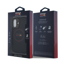 Apple iPhone 16 Pro Max - Coque MagSafe Red Bull avec Anneau Rouge, Bleu Marine
