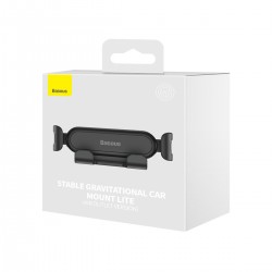 Baseus Baseus Support VOITURE TABLE LITE GRAVITE POUR SORTIE D AIR - NOIR