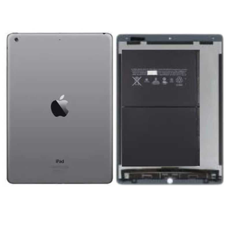 Apple Chassis Complet iPad Air (A1475) + Batterie Gris - Grade AB Apple Chassis Complet iPad Air (A1475) + Batterie Gris - Grade AB