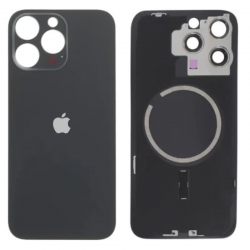 Apple Vitre Cache Arrière iPhone 16 Pro Max Titane Noir (Original Démonté) - Grade A