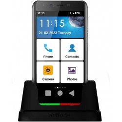 SeniorPhone Smart_500 - 4G (d'appel d'urgence - écran 5 Pouces - Caméra 13 MP)