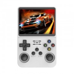 Mini Console de Jeu Vidéo Portable R36s Écran IPS 3,5" 64 Go - Blanc