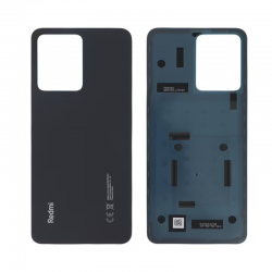 Xiaomi Vitre Arrière Xiaomi Redmi Note 12 sans Contour Lentille Noir 5G (Original Démonté) - Grade A