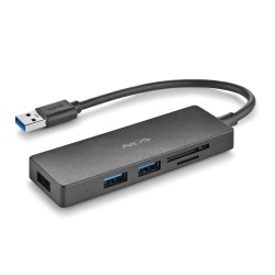 NGS NGS - IHUB READER - USB 3.0 - 3x USB 3.0 / Lecteur de Carte