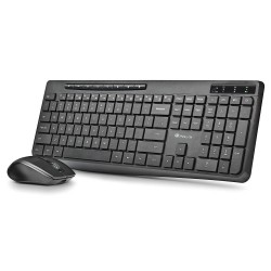 NGS NGS - MAGIC KIT - Clavier (AZERTY) et Souris Rechargeable - NOIR