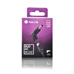NGS NGS BUD-AC - Pack de 4 connecteurs USB-C pour Ordinateurs Portables (Compatible ACER)