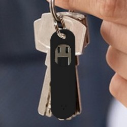 PROTECTION EN SILICONE + AIGUILLE A CARTE SIM - NOIR