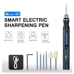 Outil Rotatif MaAnt D-1 Stylo à Poncer électrique Intelligent 8 en 1 sans Fil