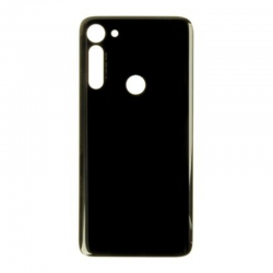 Motorola Vitre Arrière Motorola G Pro sans Contour Lentille Noir (Original Démonté) - Grade A