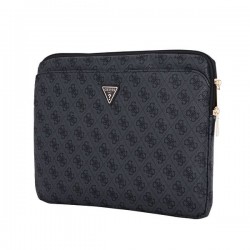 Guess GUESS : Housse PU 4G Triangle Logo pour Ordinateur Portable / Porte Documents 14" Noir