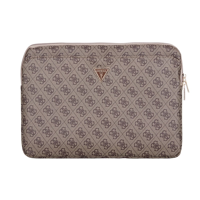 Guess GUESS : Housse PU 4G Triangle Logo pour Ordinateur Portable / Porte Documents 14" Marron Guess GUESS : Housse PU 4G Triangle Logo pour Ordinateur Portable / Porte Documents 14" Marron