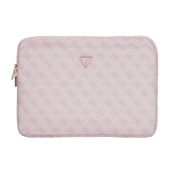 Guess GUESS : Housse PU 4G Triangle Logo pour Ordinateur Portable / Porte Documents 14" Rose