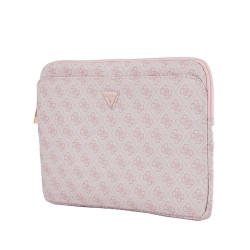Guess GUESS : Housse PU 4G Triangle Logo pour Ordinateur Portable / Porte Documents 14" Rose