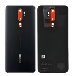 OPPO Vitre Arrière Oppo A5 2020 Sans Contour lentille Noir (Original Démonté) - Grade AB